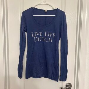 Dutch Bros Blue Long Sleeve Tee